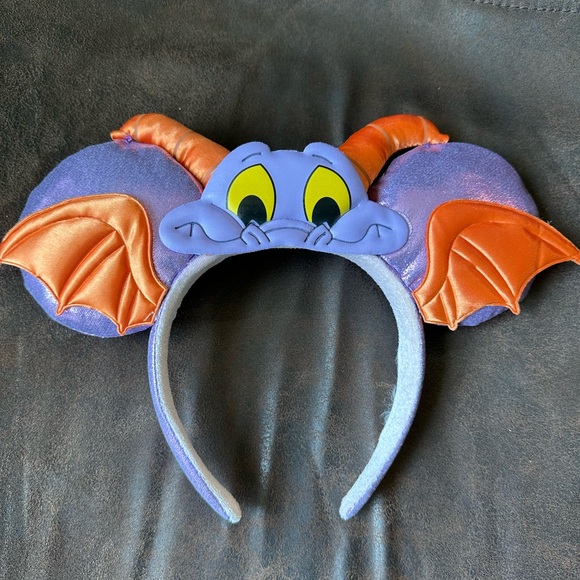 Walt Disney World Figment Mickey Mouse Ears Headband For Adults - Picture 3 of 4